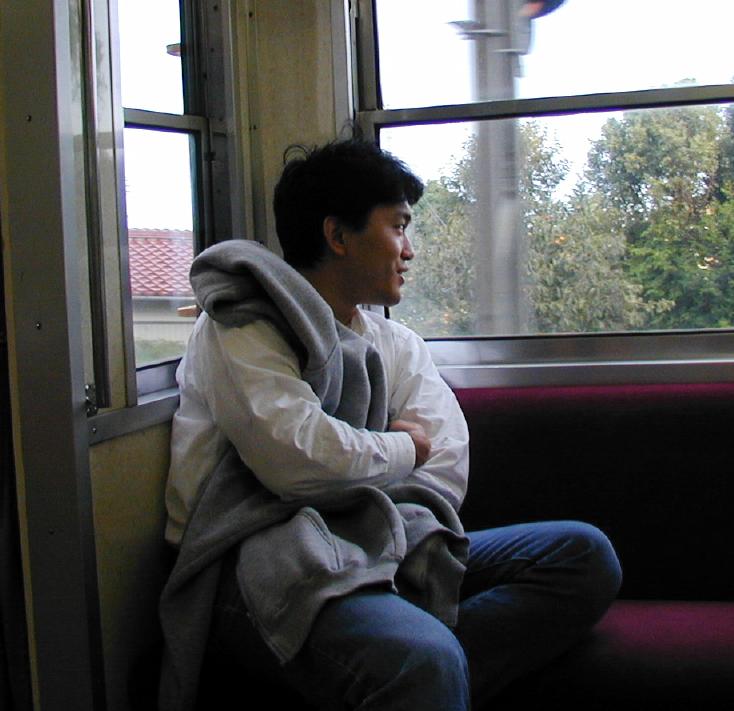 In the train at IZUMO ... 